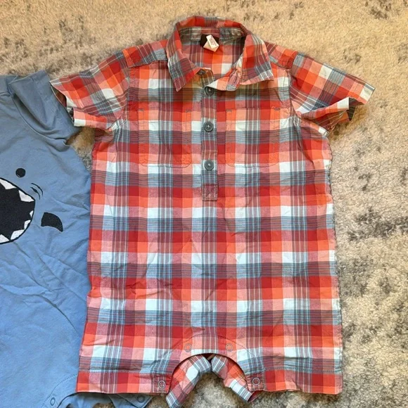 Bundle of 4 Tea collection rompers - Picture 3 of 5